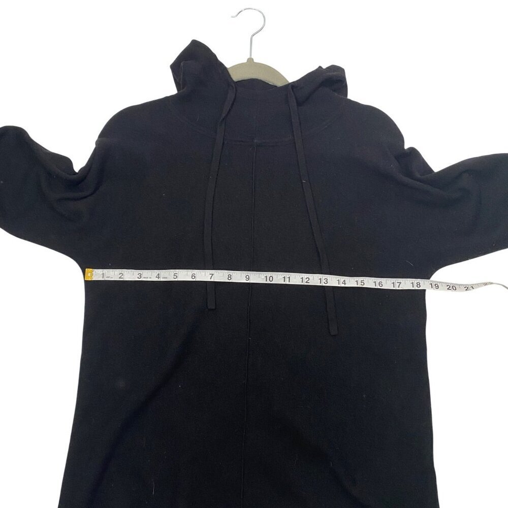 Quince Eco-Knit Milano Stitch Pullover Hoodie Sweater black size S sustainable - Picture 8 of 10